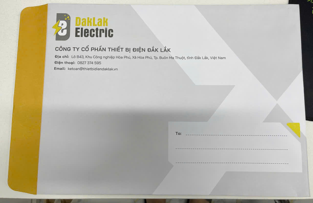 Bao thư in nhanh KTS giá rẻ Buôn Ma Thuột (BMT) Daklak