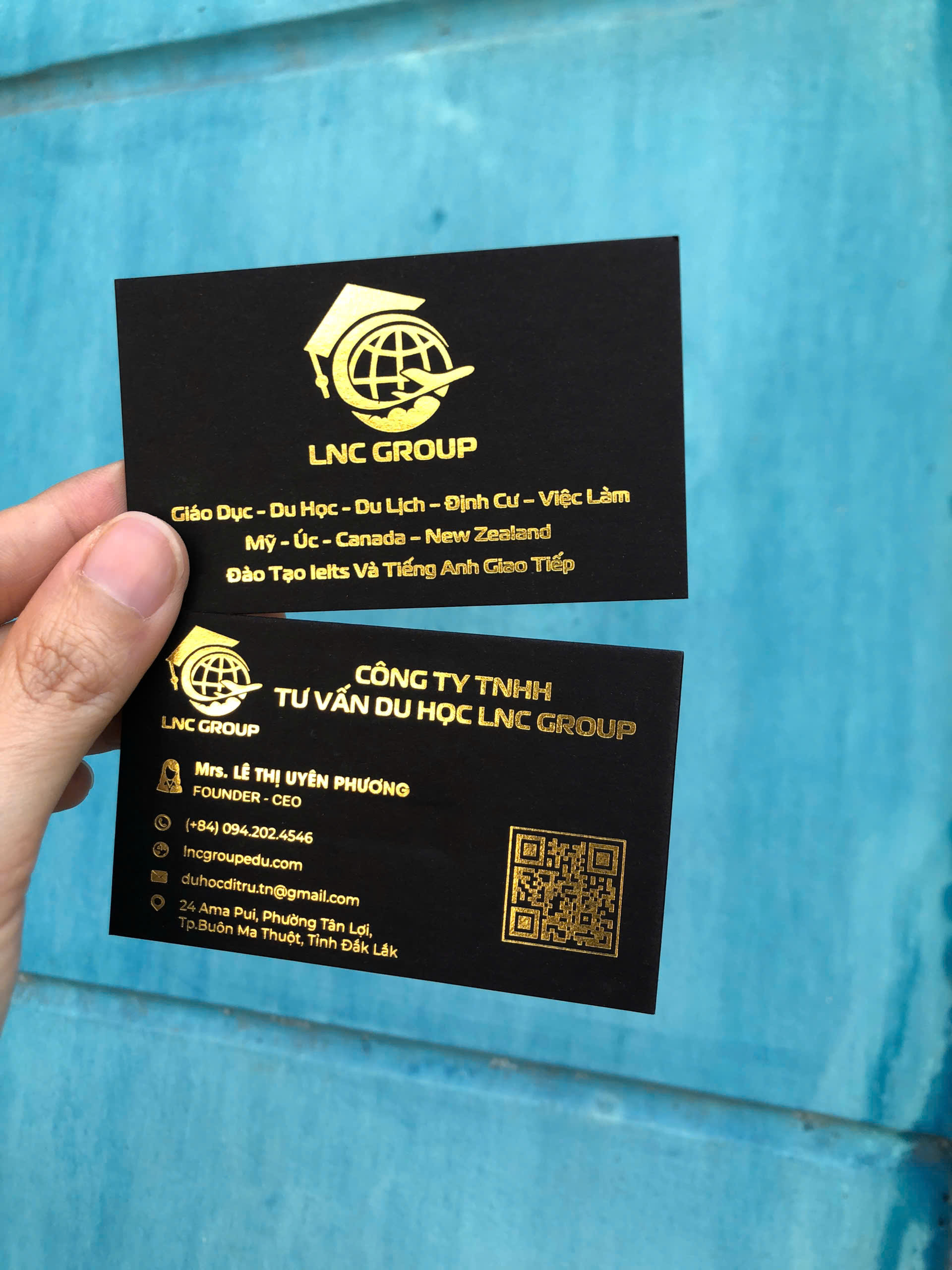 Name card in Offset