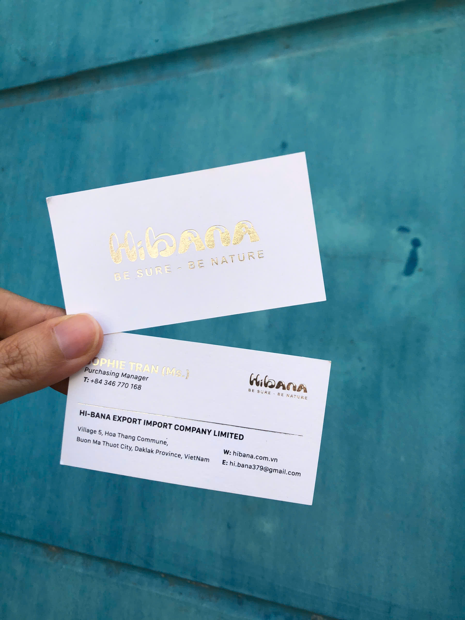 Name card in Offset
