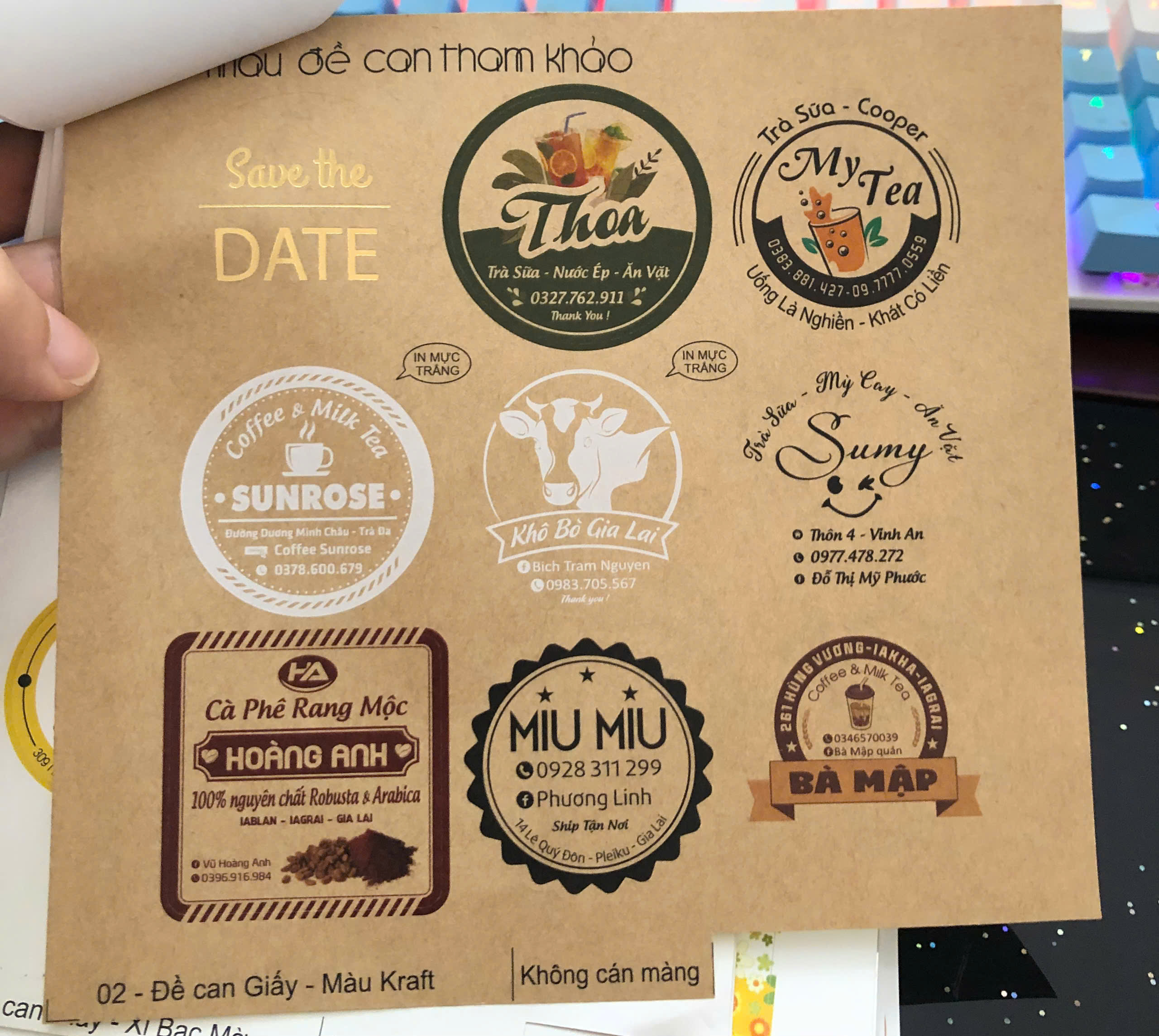 Thiết kế - in ấn tem nhãn sản phẩm đẹp và uy tín tại Đăk Lăk