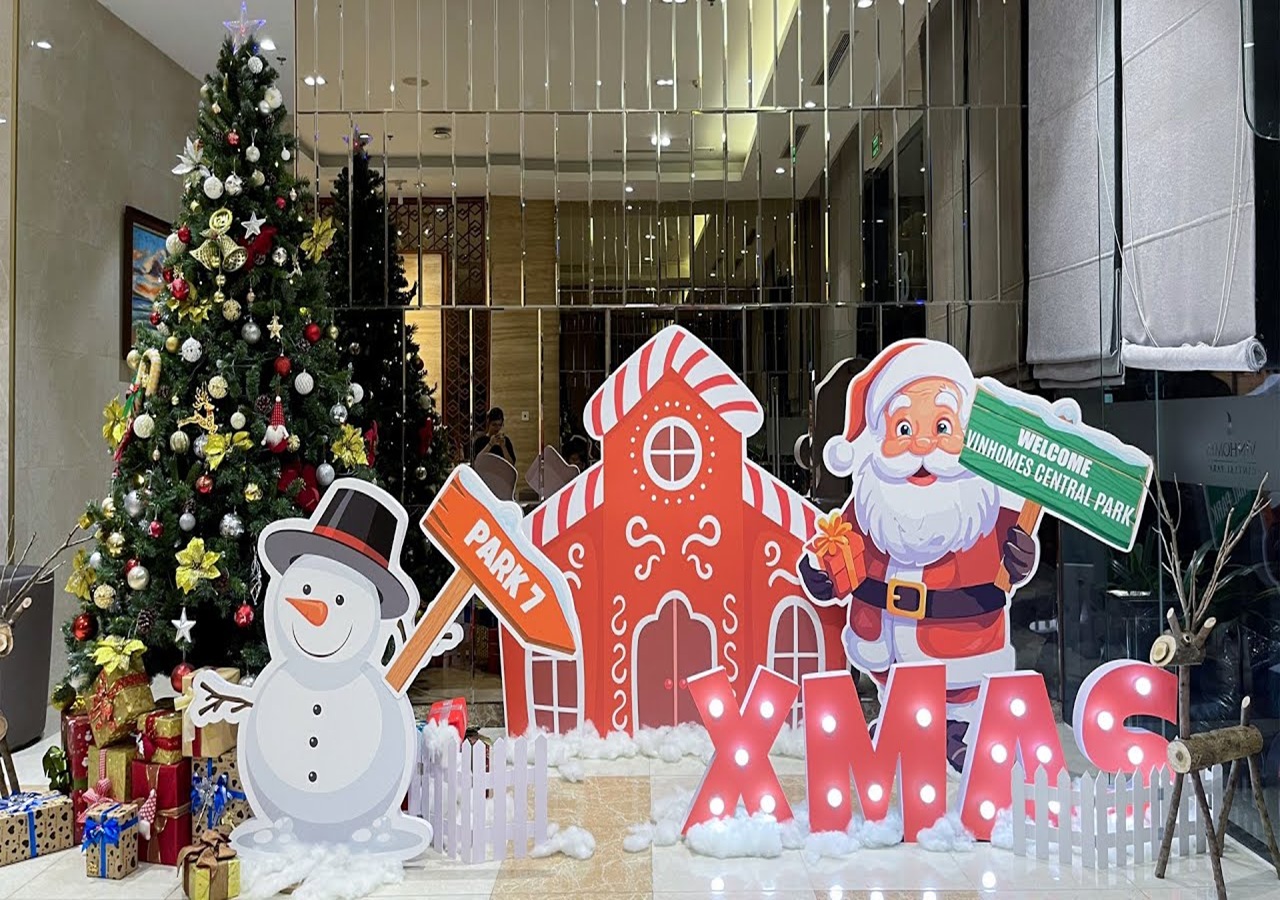 Tư vấn thiết kế thi công trang trí tiểu cảnh noel Daklak giá tốt