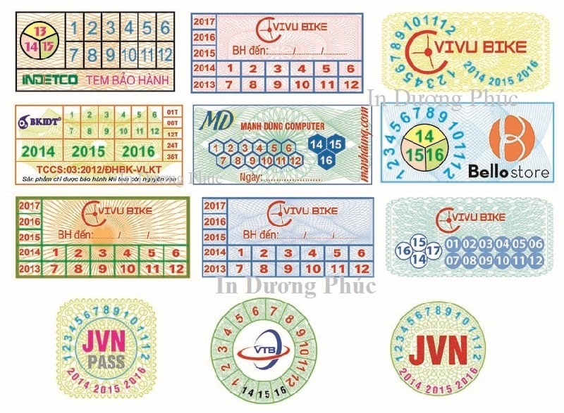 Tem bảo hành - Tem vỡ