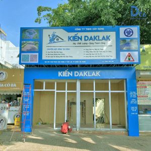 Thi công lắp đặt bảng hiệu quảng cáo BMT giá rẻ chất lượng