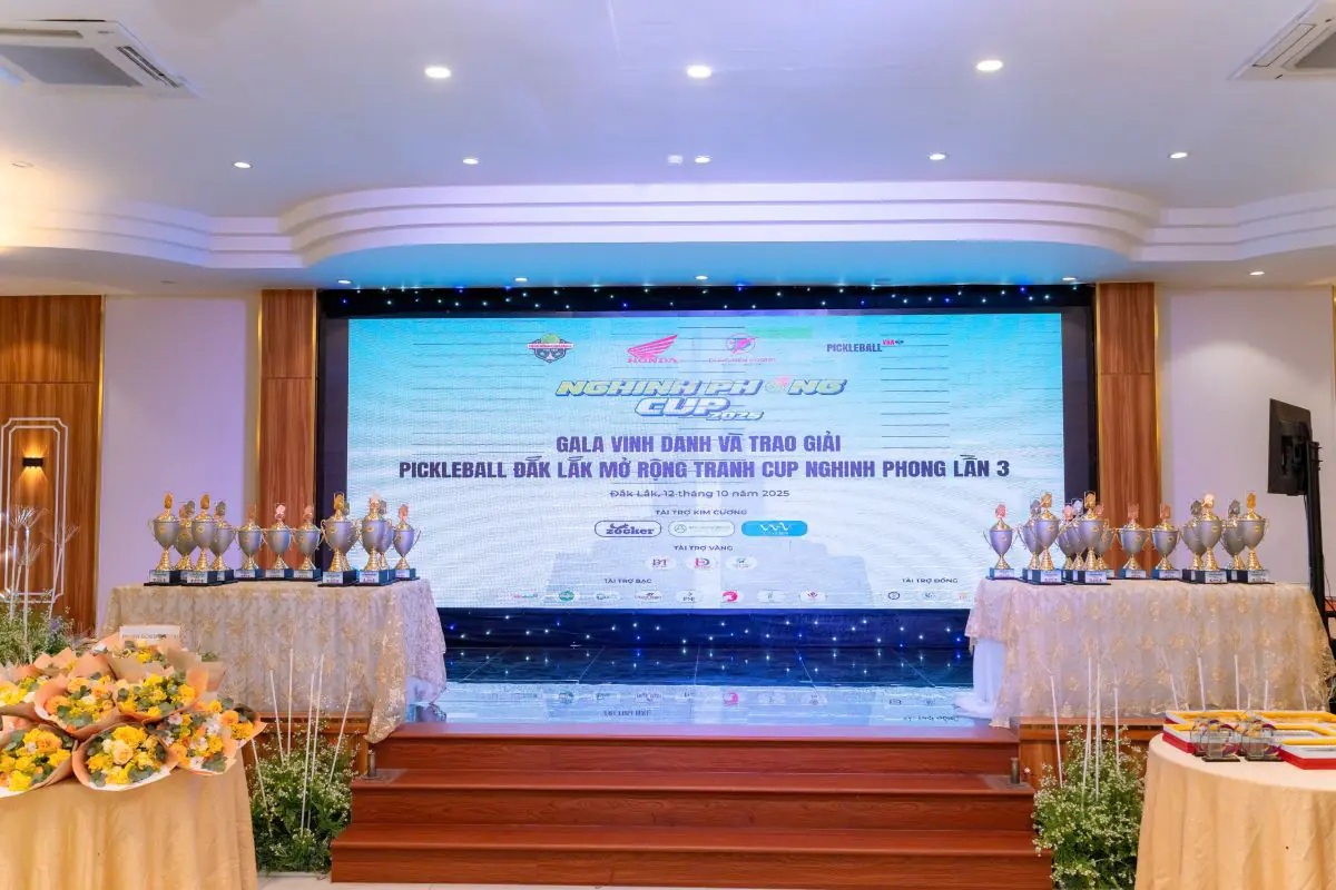 Quy trình tổ chức giải Pickleball BMT Đắk Lắk