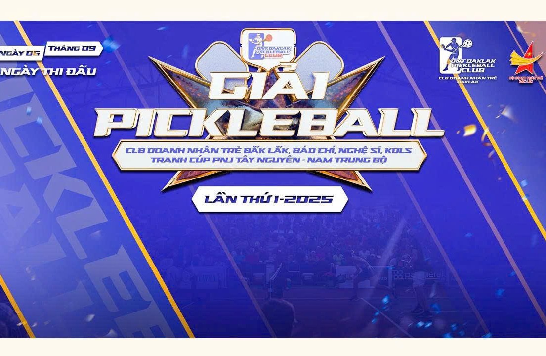 tổ chức giải Pickleball BMT Đắk Lắk