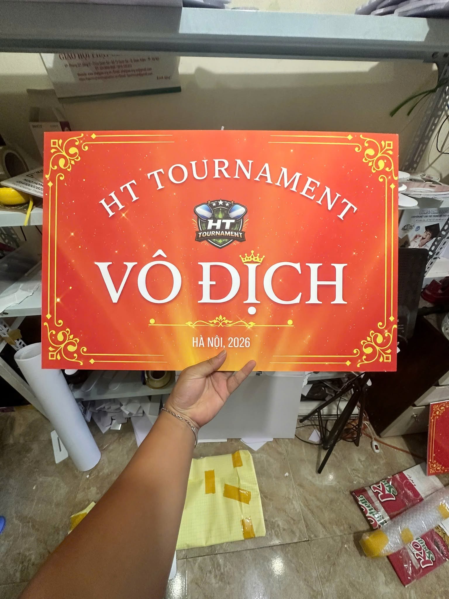 Bảng trao giải Pickleball BMT Daklak